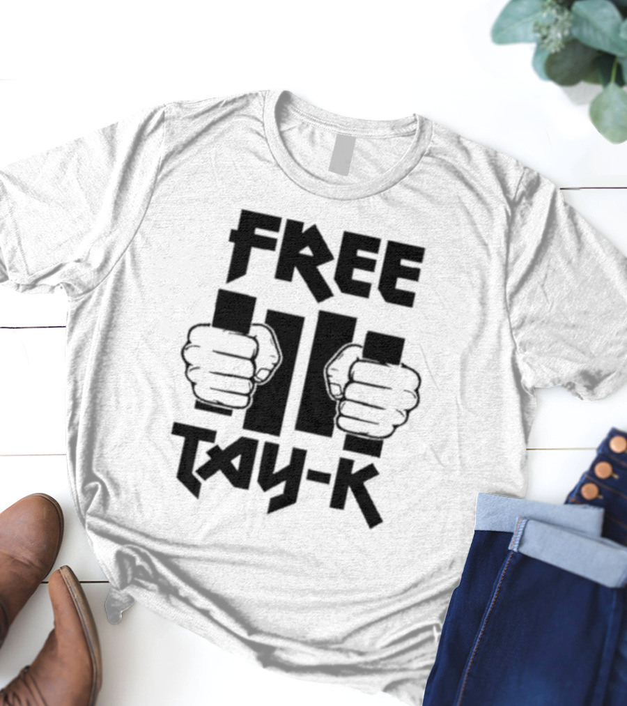 Free Tay-K Hands Behind Bars Iconic T-Shirt