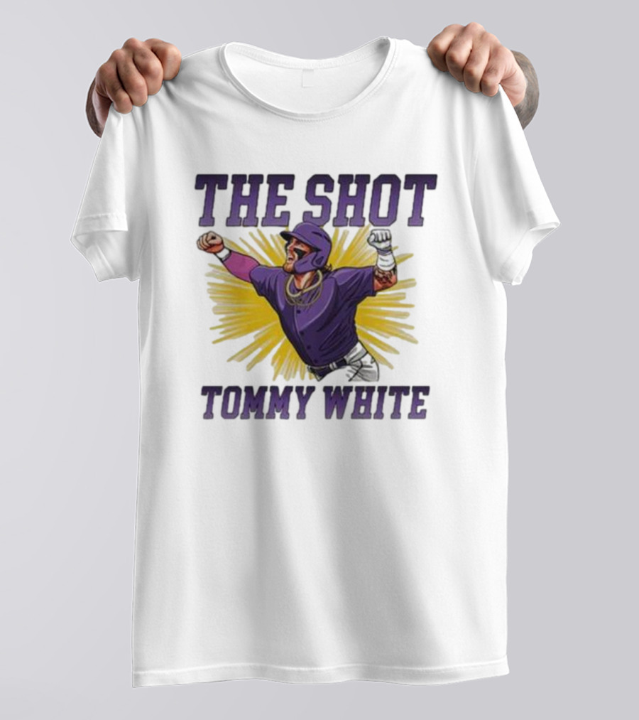 Tommy White The Shot Baseball Celebration Explosion T-Shirt