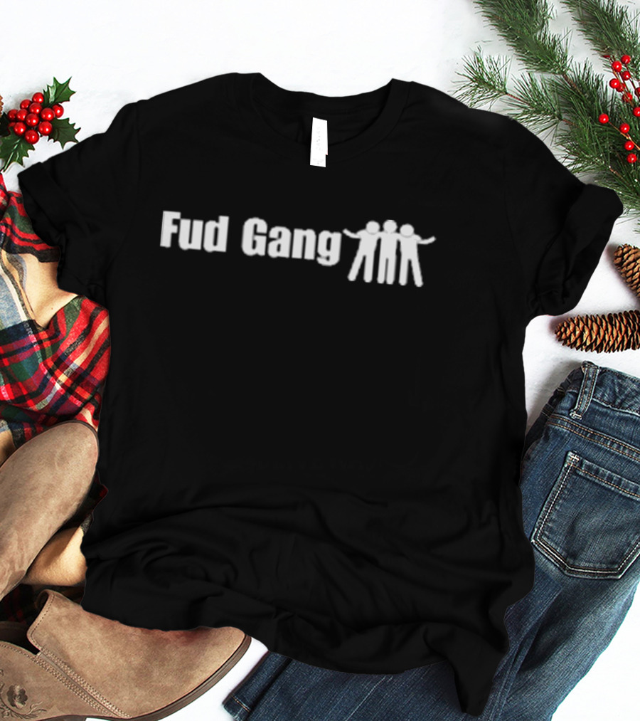 Fud Gang Stick Figure Friends Embrace T-Shirt