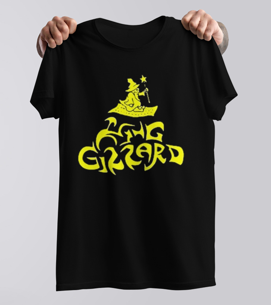 King Gizzard And The Lizard Wizard San Francisco 16 Yellow Wizard On Carpet T-Shirt