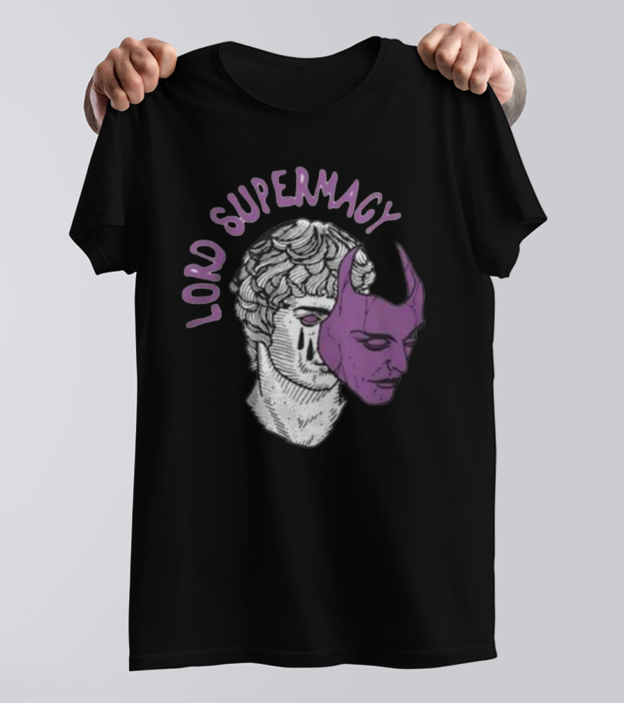 Lord Supremacy Duality Mask Tears Sketch T-Shirt