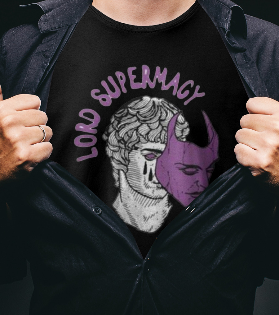 Lord Supremacy Duality Mask Tears Sketch T-Shirt
