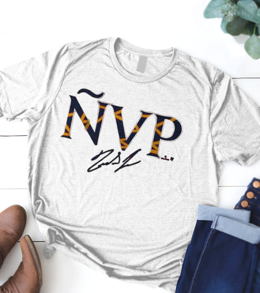 Ronald Acuna Jr NVP Atlanta Signature T-Shirt