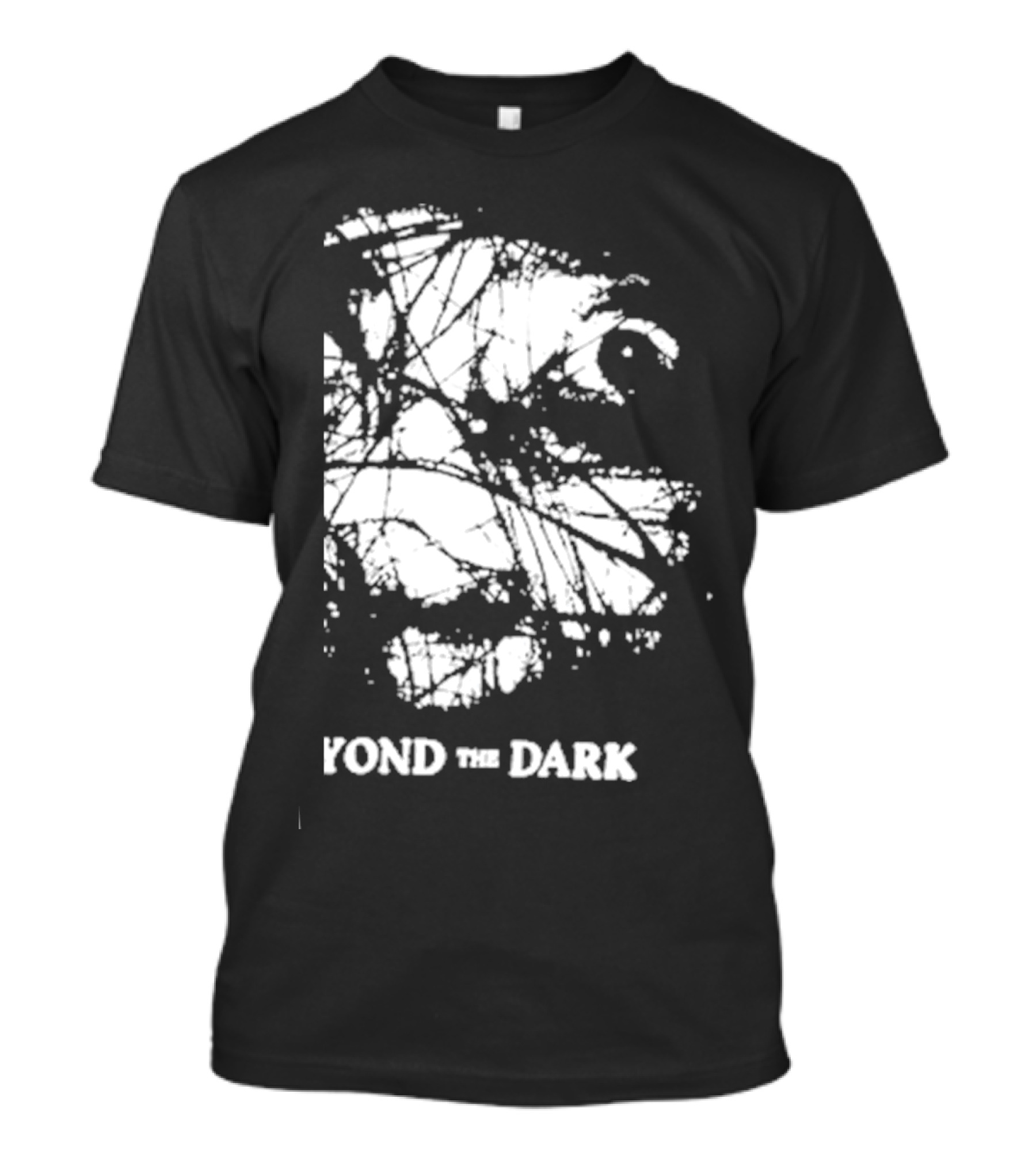Beyond The Dark Exploring With Josh Eerie Face In Abstract Webbing T-Shirt