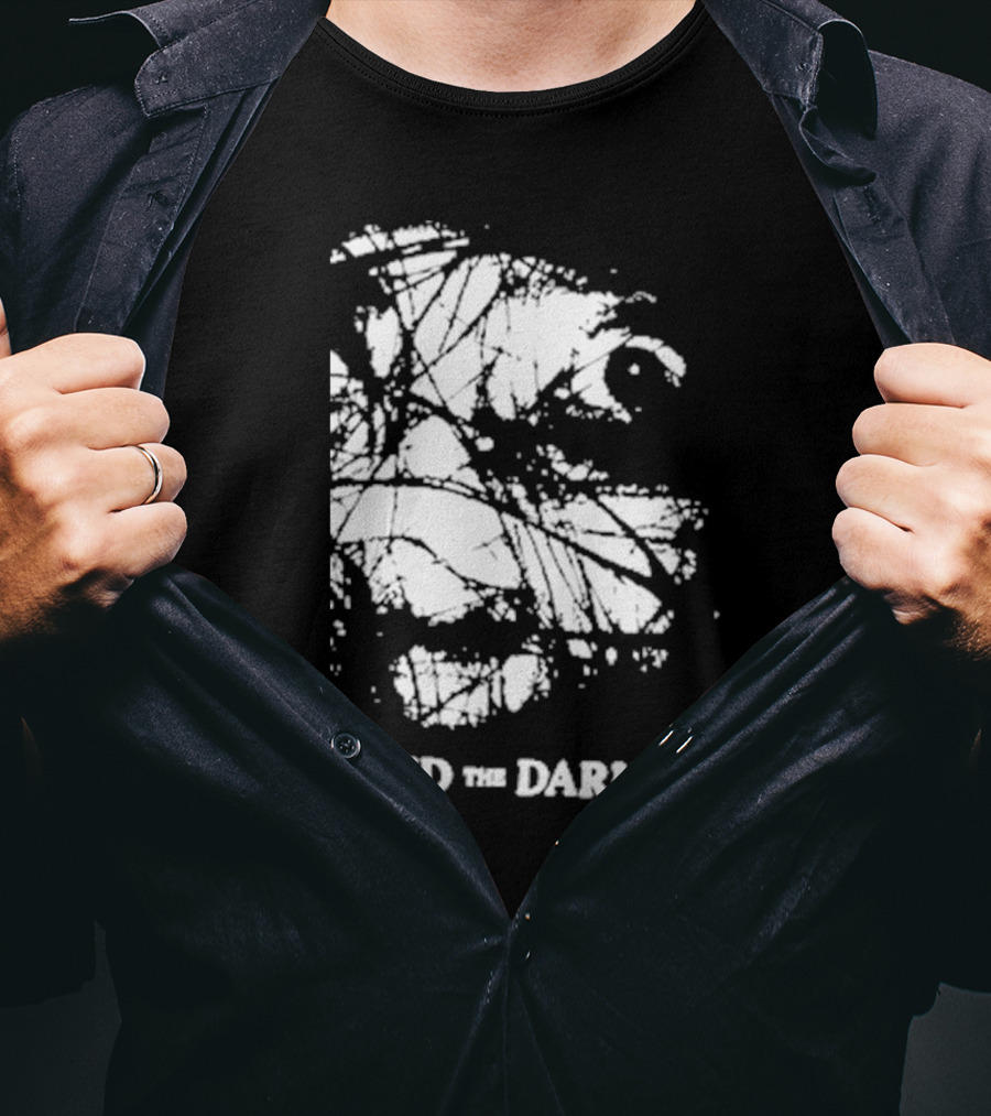 Beyond The Dark Exploring With Josh Eerie Face In Abstract Webbing T-Shirt
