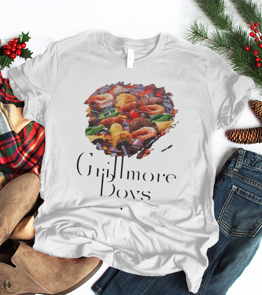 Grillmore Boys BBQ Feast Vegetables Meat Peppers Grilling T-Shirt