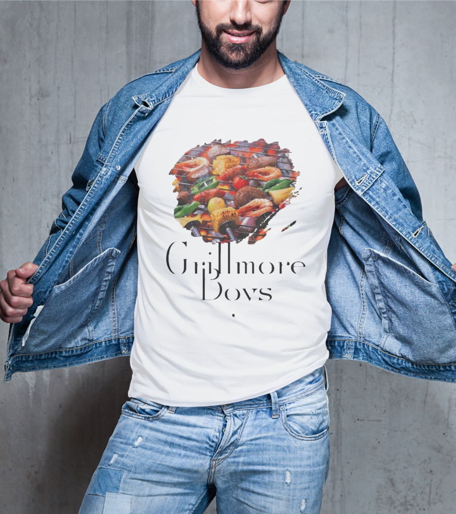 Grillmore Boys BBQ Feast Vegetables Meat Peppers Grilling T-Shirt