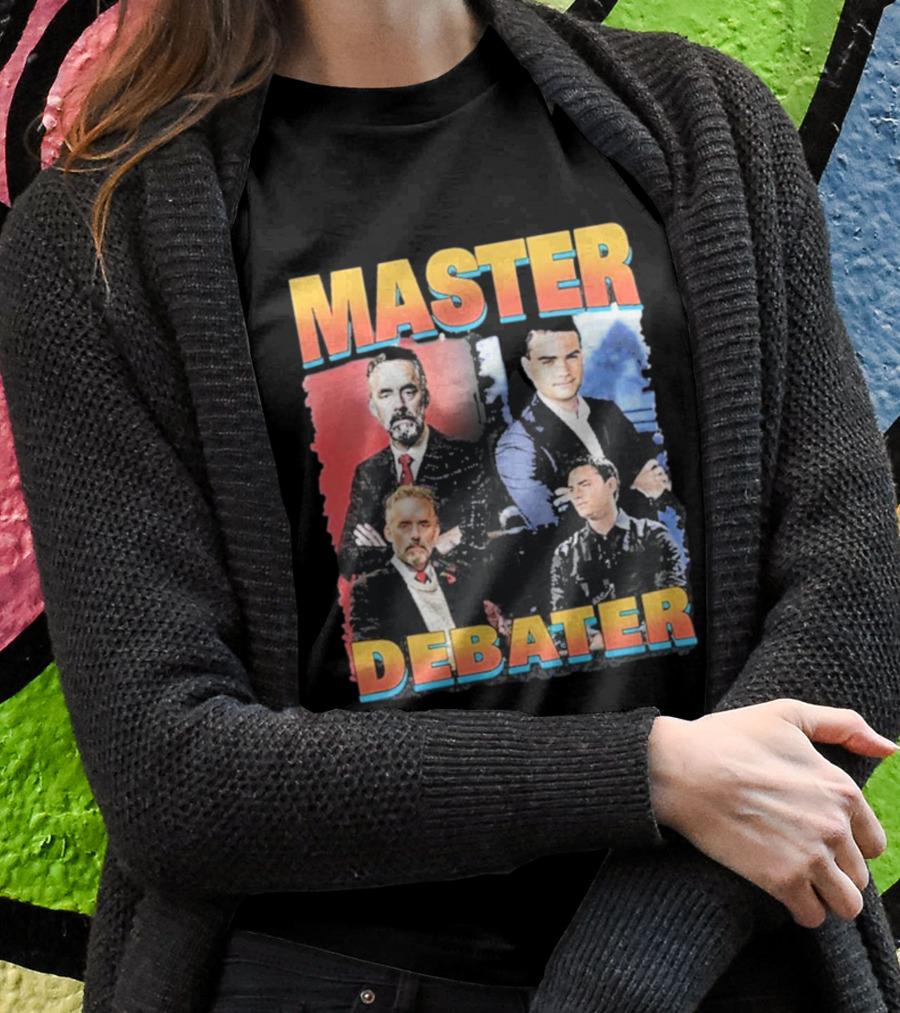 Memeabletees Master Debater Political Commentary Figures T-Shirt