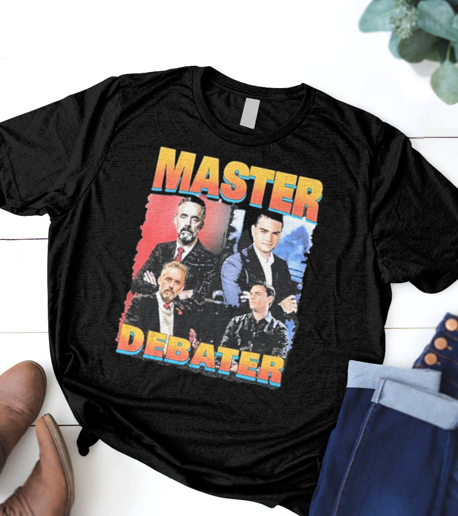 Memeabletees Master Debater Political Commentary Figures T-Shirt