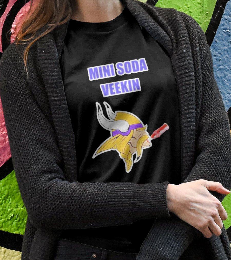 MINI SODA VEEKIN Viking Drinking Soda T-Shirt