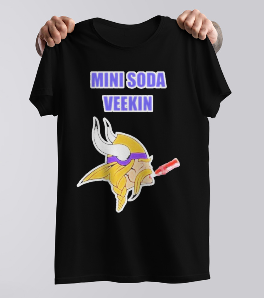 MINI SODA VEEKIN Viking Drinking Soda T-Shirt