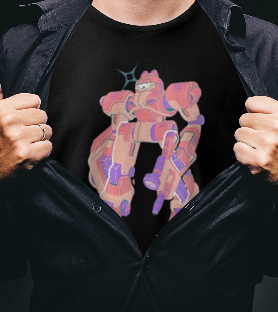 Aquiboni Garf Mecha Robot Fusion T-Shirt