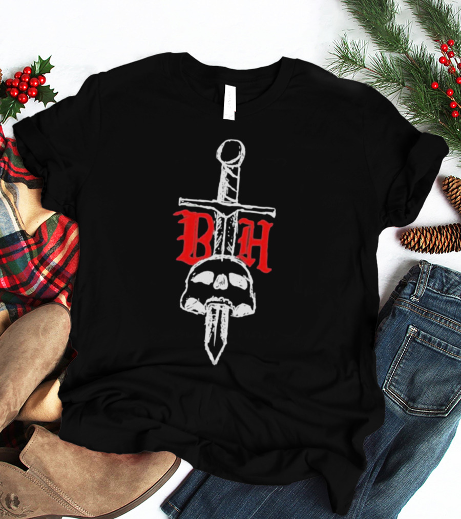 BTH Believe The Hype Skull Dagger T-Shirt