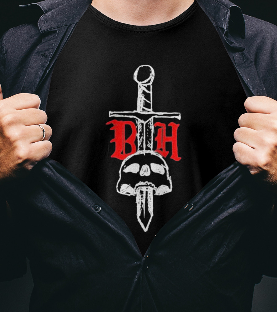 BTH Believe The Hype Skull Dagger T-Shirt