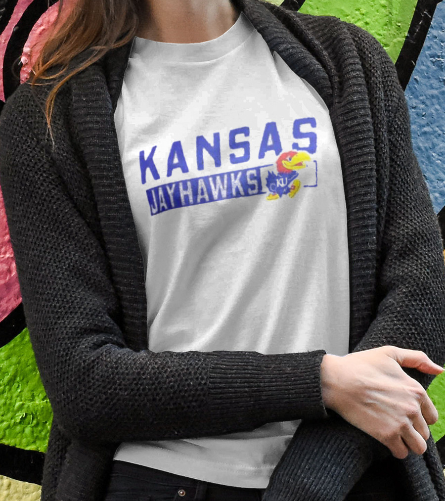 Kansas Jayhawks KU Champion Slate Impact Knockout T-Shirt