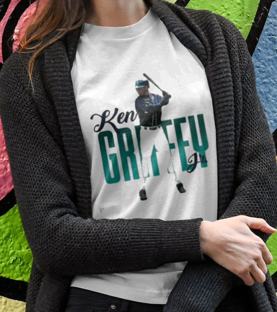 Ken Griffey Jr Seattle Mariners Iconic Baseball Legend T-Shirt