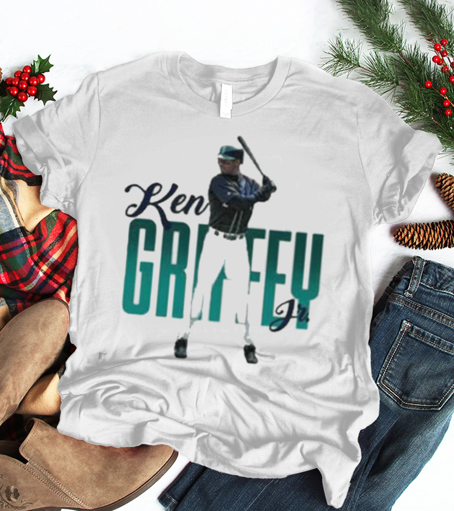 Ken Griffey Jr Seattle Mariners Iconic Baseball Legend T-Shirt
