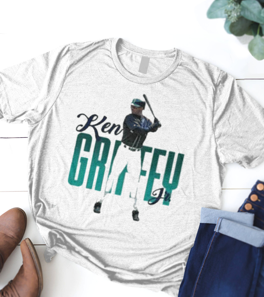 Ken Griffey Jr Seattle Mariners Iconic Baseball Legend T-Shirt