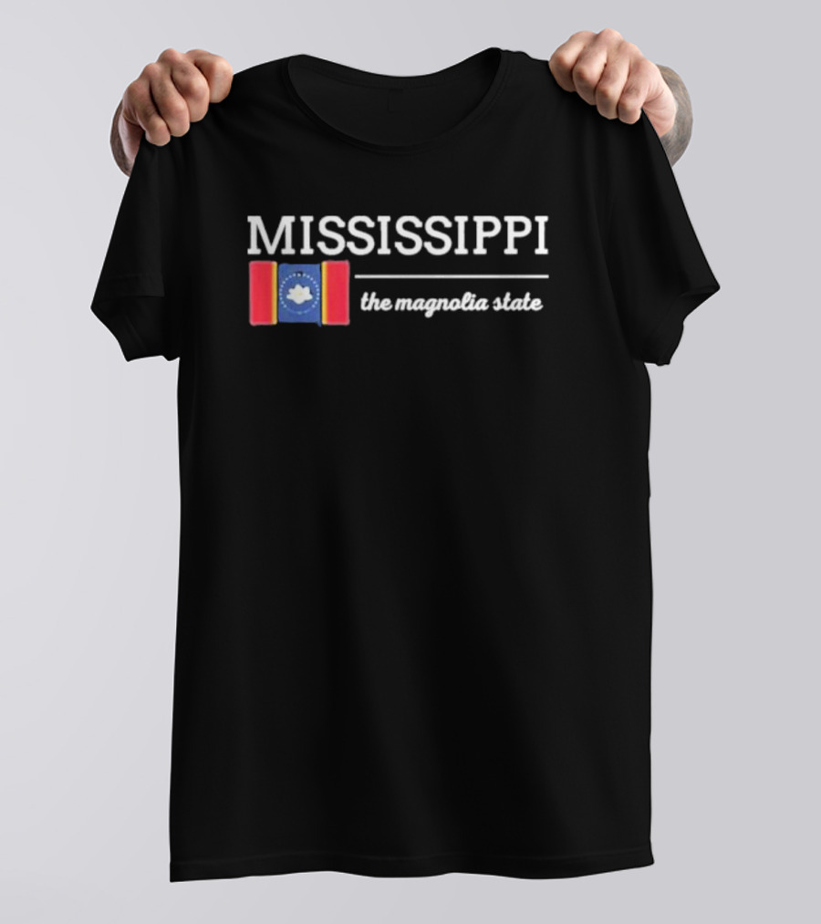MISSISSIPPI The Magnolia State Flag T-Shirt