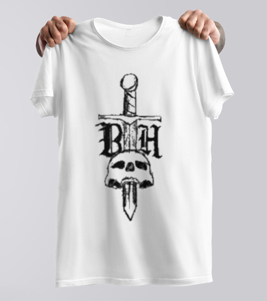 Opticmaniac BTH Skull Sword Cream T-Shirt