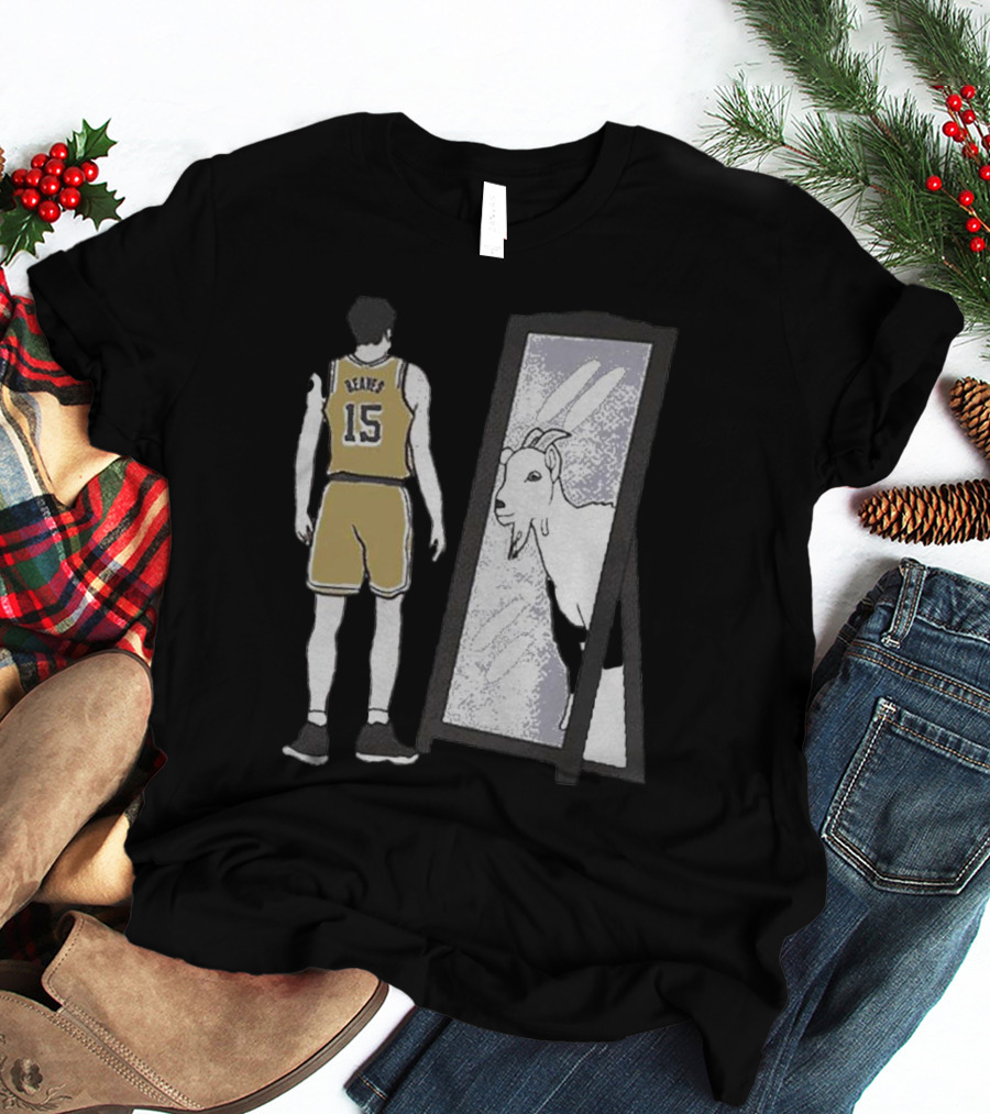 Austin Reaves Mirror GOAT Los Angeles Lakers Basketball Player Reflects Greatness T-Shirt