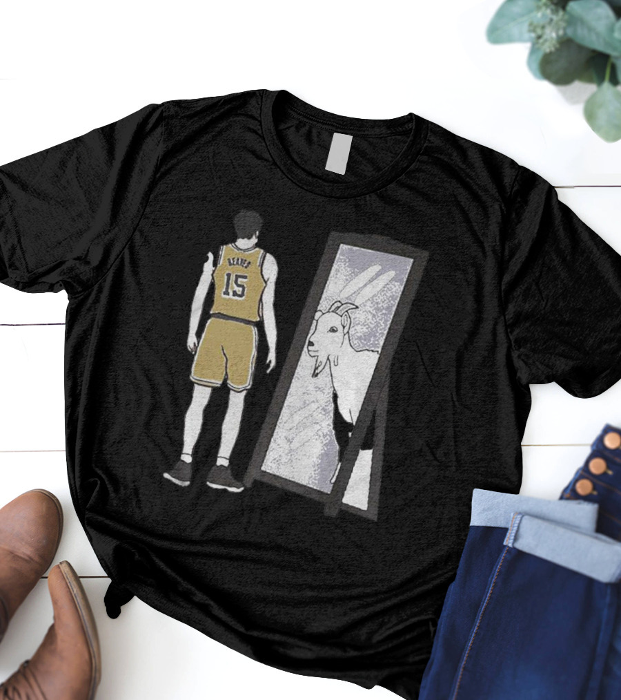 Austin Reaves Mirror GOAT Los Angeles Lakers Basketball Player Reflects Greatness T-Shirt