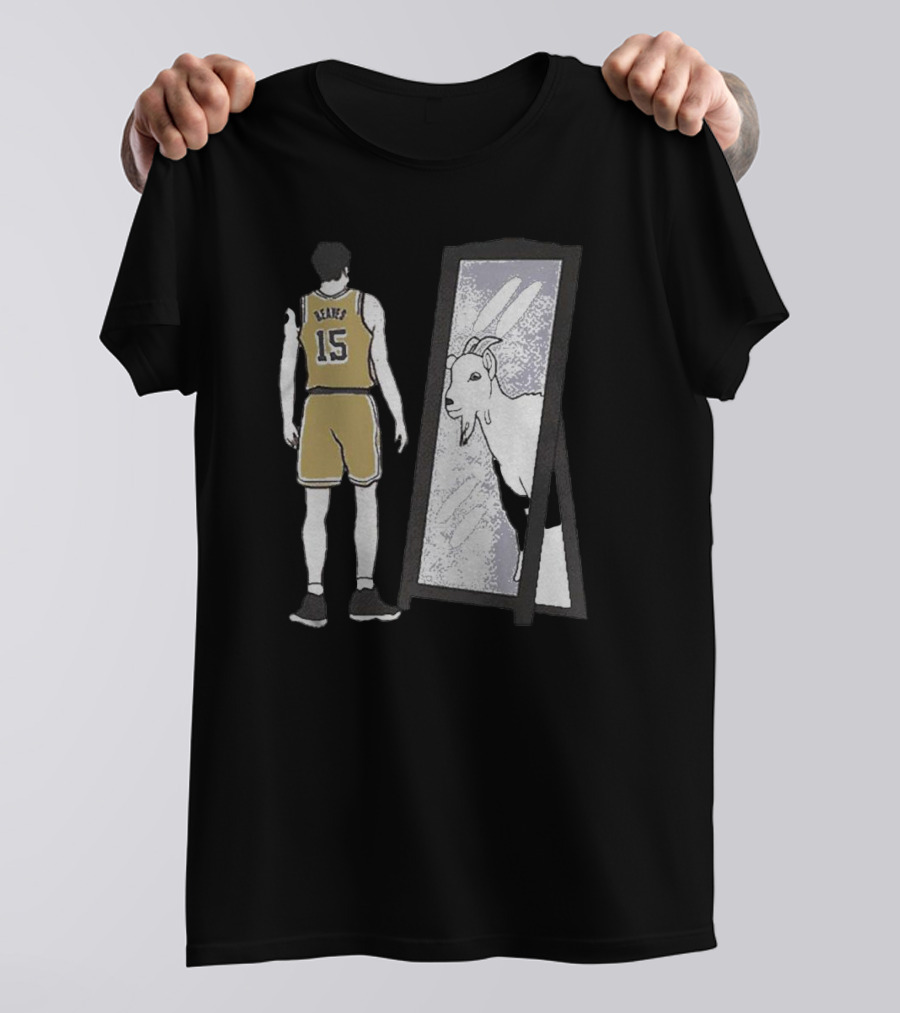 Austin Reaves Mirror GOAT Los Angeles Lakers Basketball Player Reflects Greatness T-Shirt