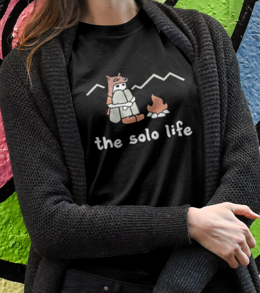 Blooprint Gaming The Solo Life Campfire Adventure T-Shirt