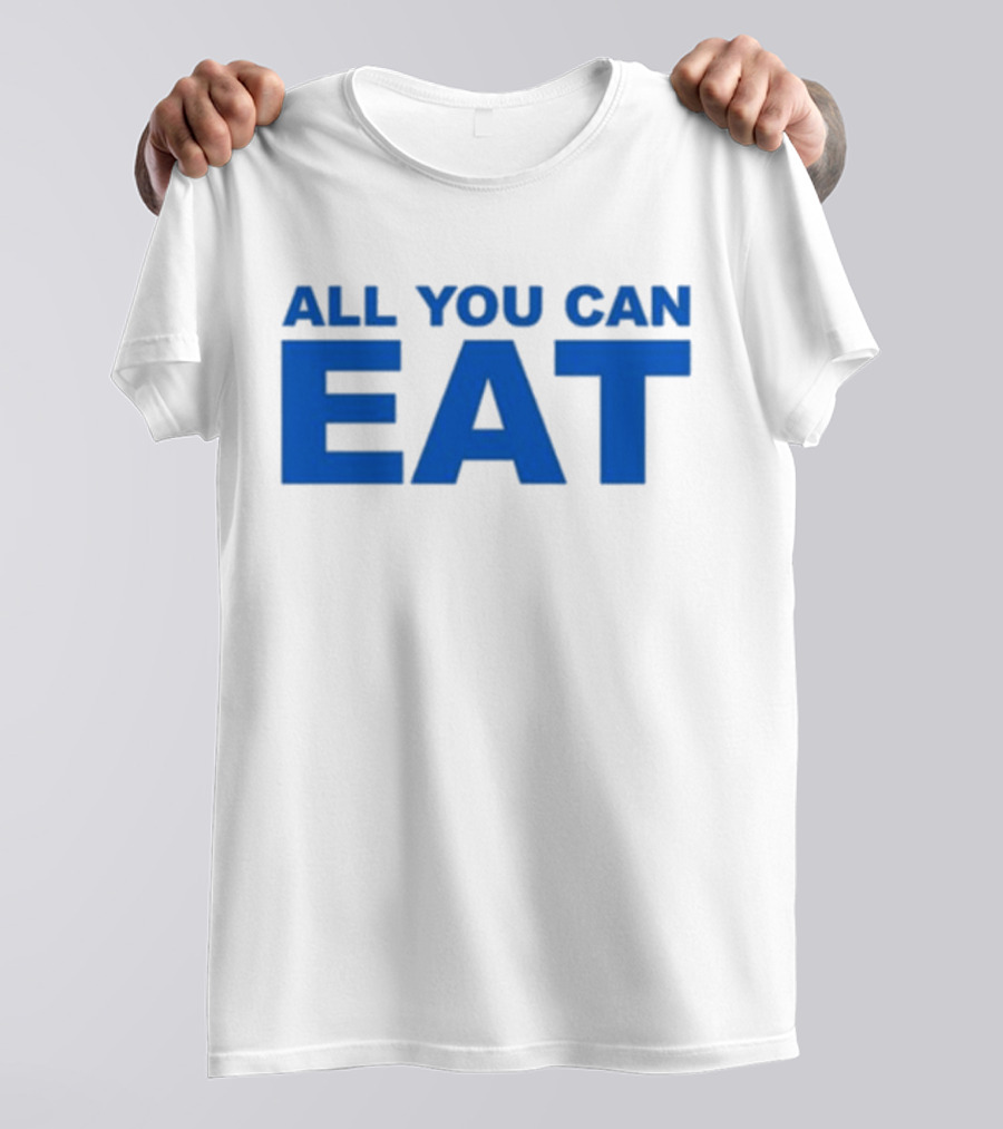 Sappy All You Can Eat Blue Letters T-Shirt