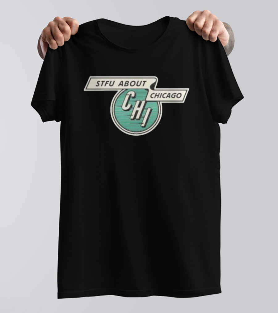 STFU About Chicago CHI Vintage Transit T-Shirt