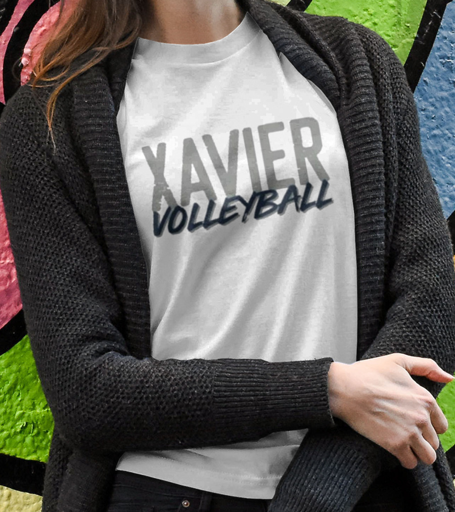 Xavier Volleyball Script Athletic Team Spirit T-Shirt