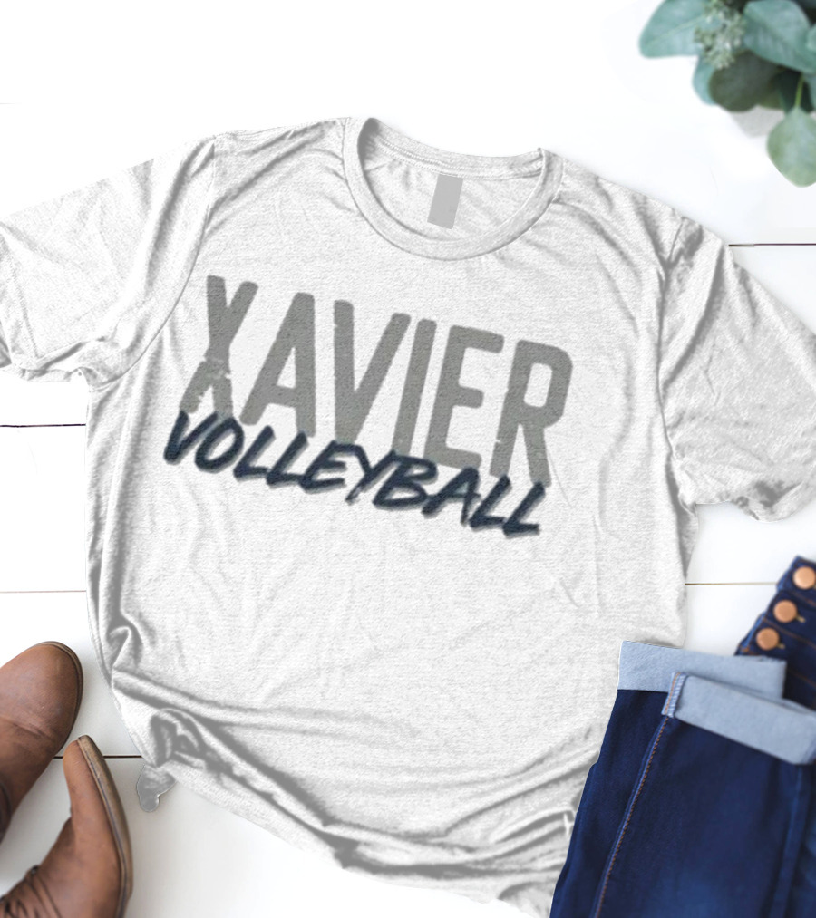 Xavier Volleyball Script Athletic Team Spirit T-Shirt