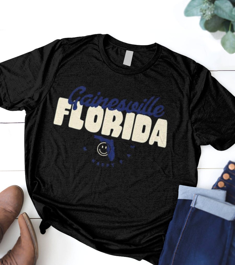 Gainesville Florida Happy Place T-Shirt
