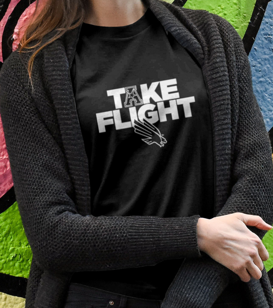 Take Flight Mean Green Sports American T-Shirt
