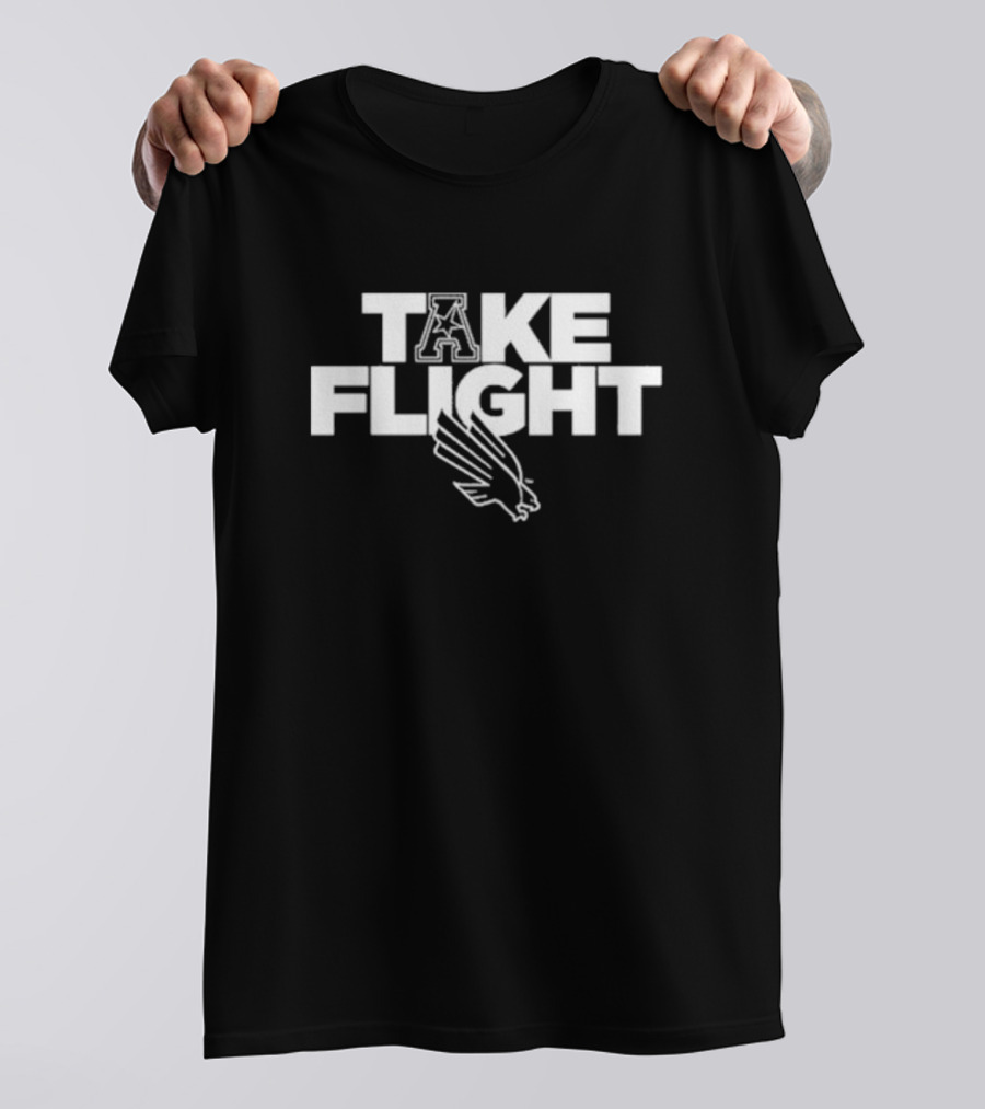 Take Flight Mean Green Sports American T-Shirt
