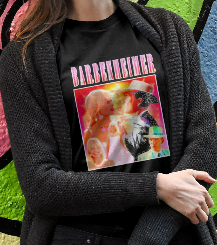Barbenheimer Oppenheimer Barbie Movie Mashup T-Shirt