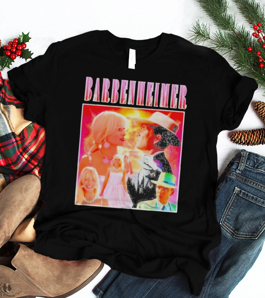 Barbenheimer Oppenheimer Barbie Movie Mashup T-Shirt