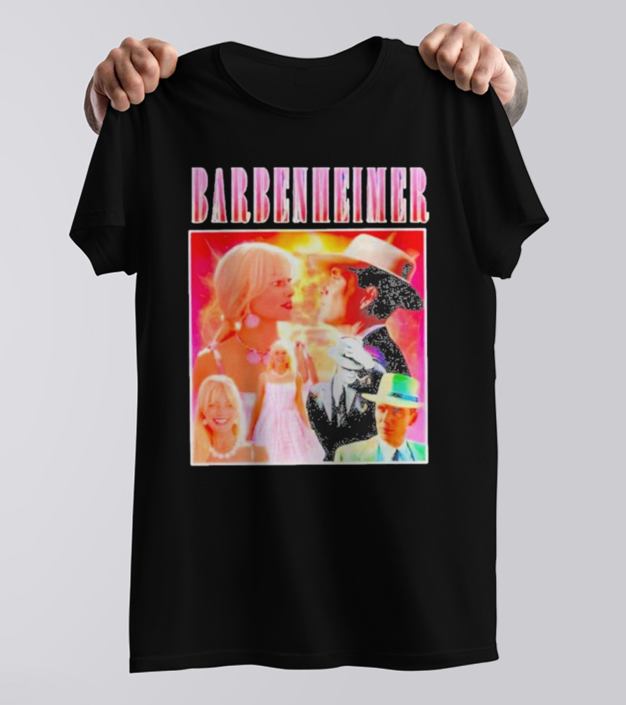 Barbenheimer Oppenheimer Barbie Movie Mashup T-Shirt