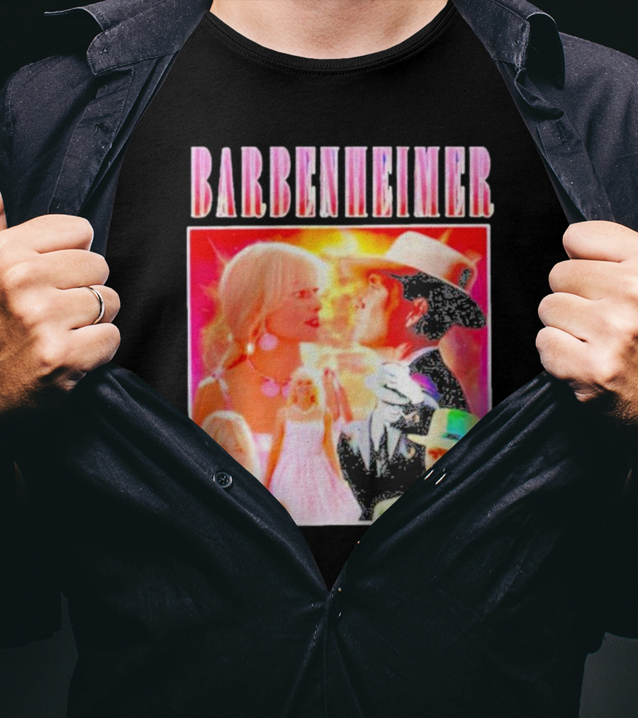 Barbenheimer Oppenheimer Barbie Movie Mashup T-Shirt