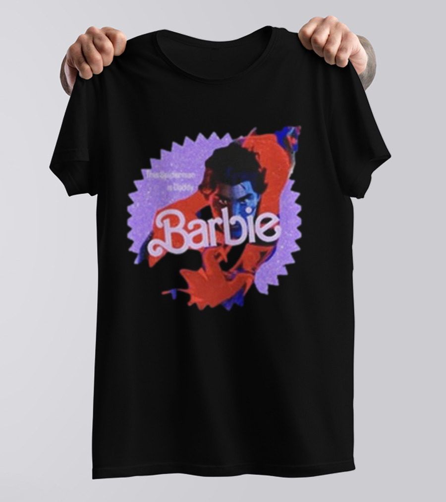 Barbie Meets Spider-Man This Spiderman Is Daddy Etsy Singapore T-Shirt