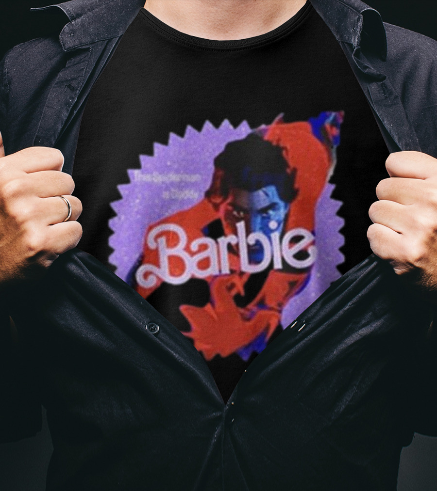 Barbie Meets Spider-Man This Spiderman Is Daddy Etsy Singapore T-Shirt