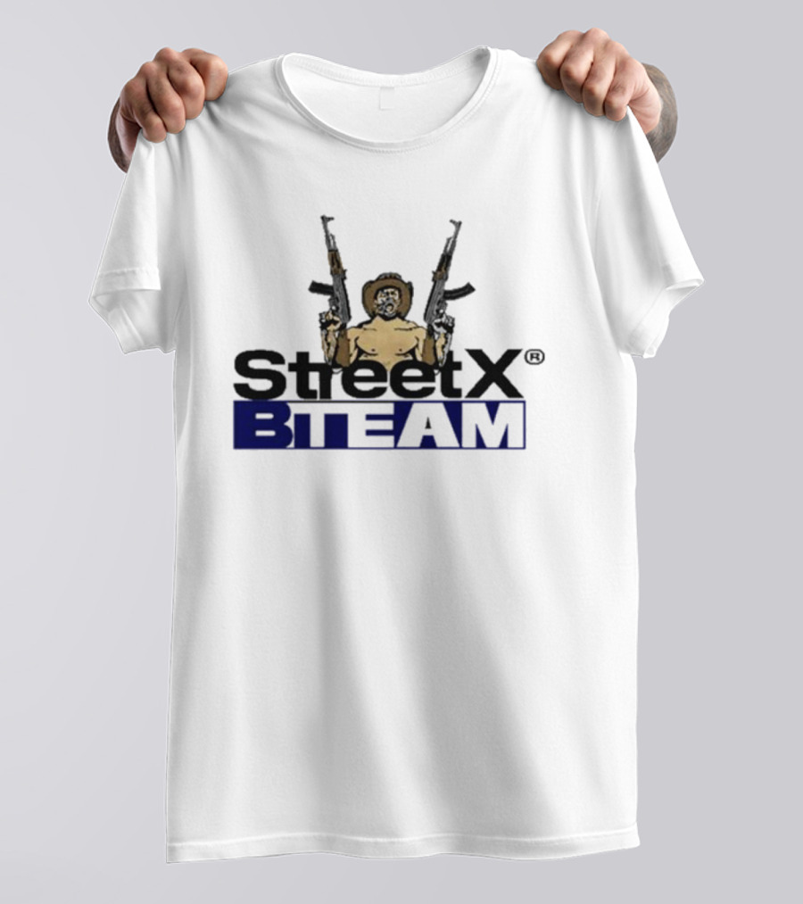 Streetx BTEAM Dual Gun Figure T-Shirt