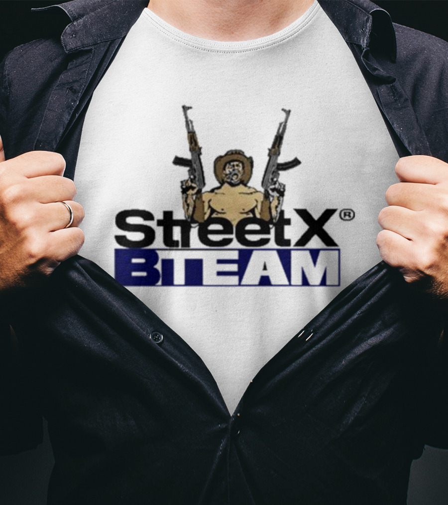 Streetx BTEAM Dual Gun Figure T-Shirt
