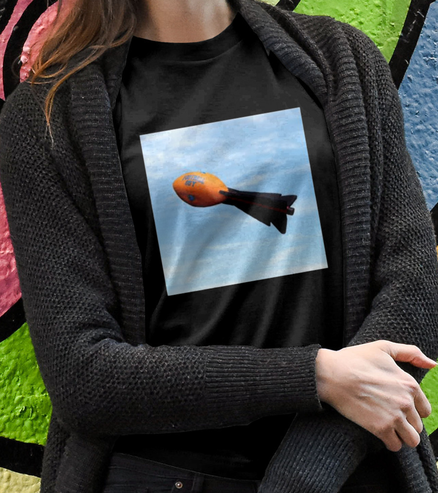 Football Guy Rocket Sky Launch T-Shirt