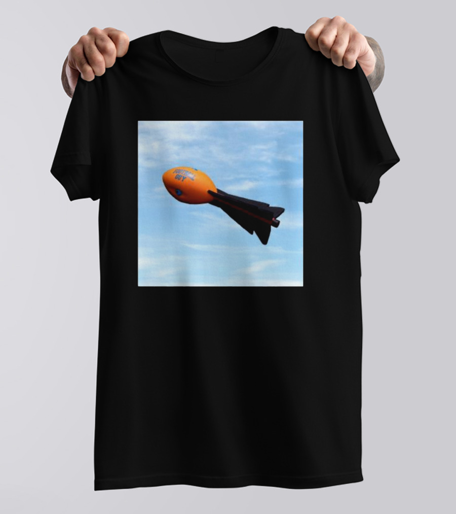 Football Guy Rocket Sky Launch T-Shirt