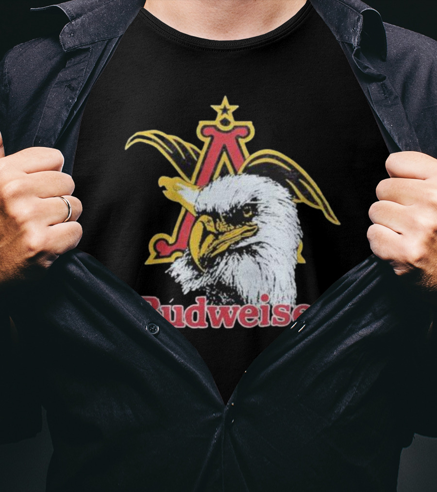 Budweiser Eagle With Star Emblem T-Shirt