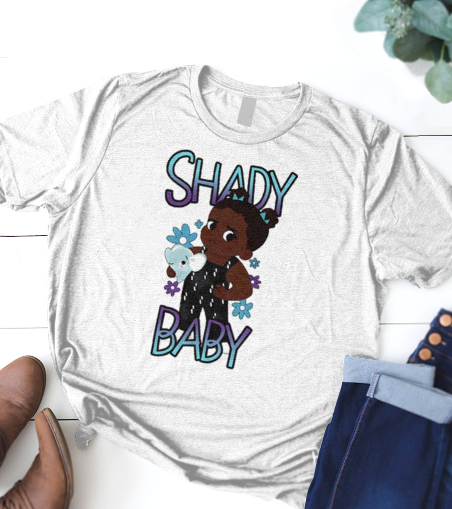 Shady Baby Danilo Cute Floral Panda Graphics T-Shirt