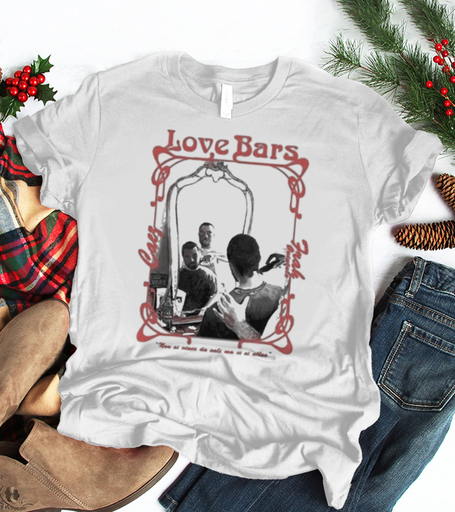 Love Bars Frah Quintale Mirror Reflection Snippet T-Shirt