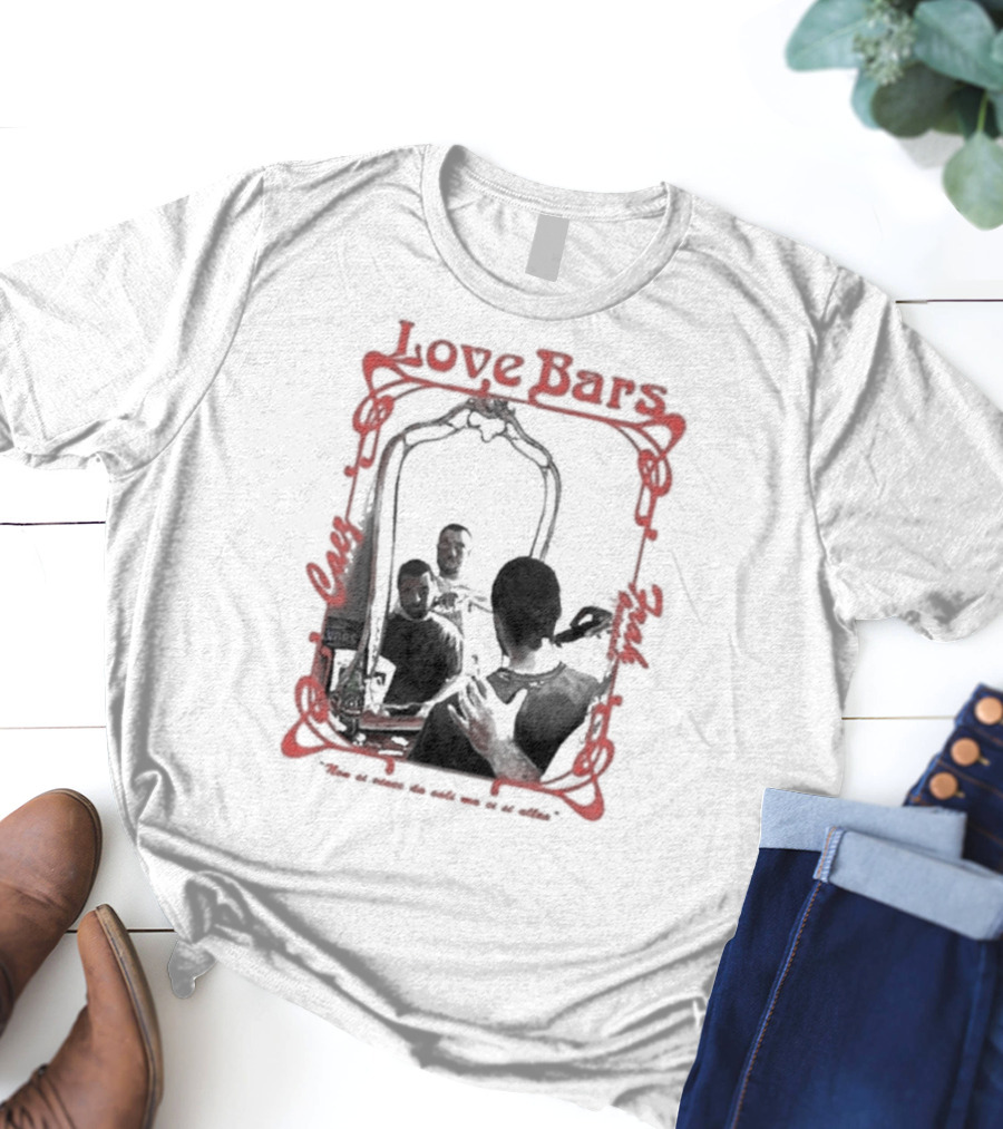 Love Bars Frah Quintale Mirror Reflection Snippet T-Shirt