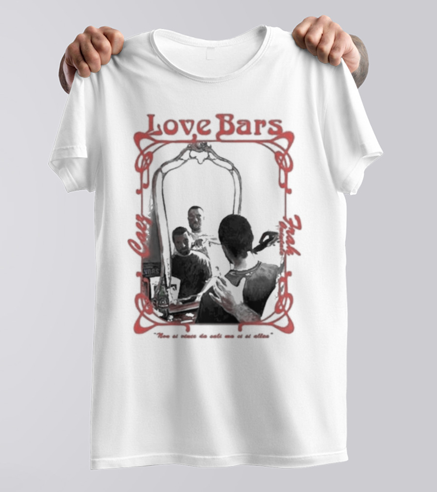 Love Bars Frah Quintale Mirror Reflection Snippet T-Shirt